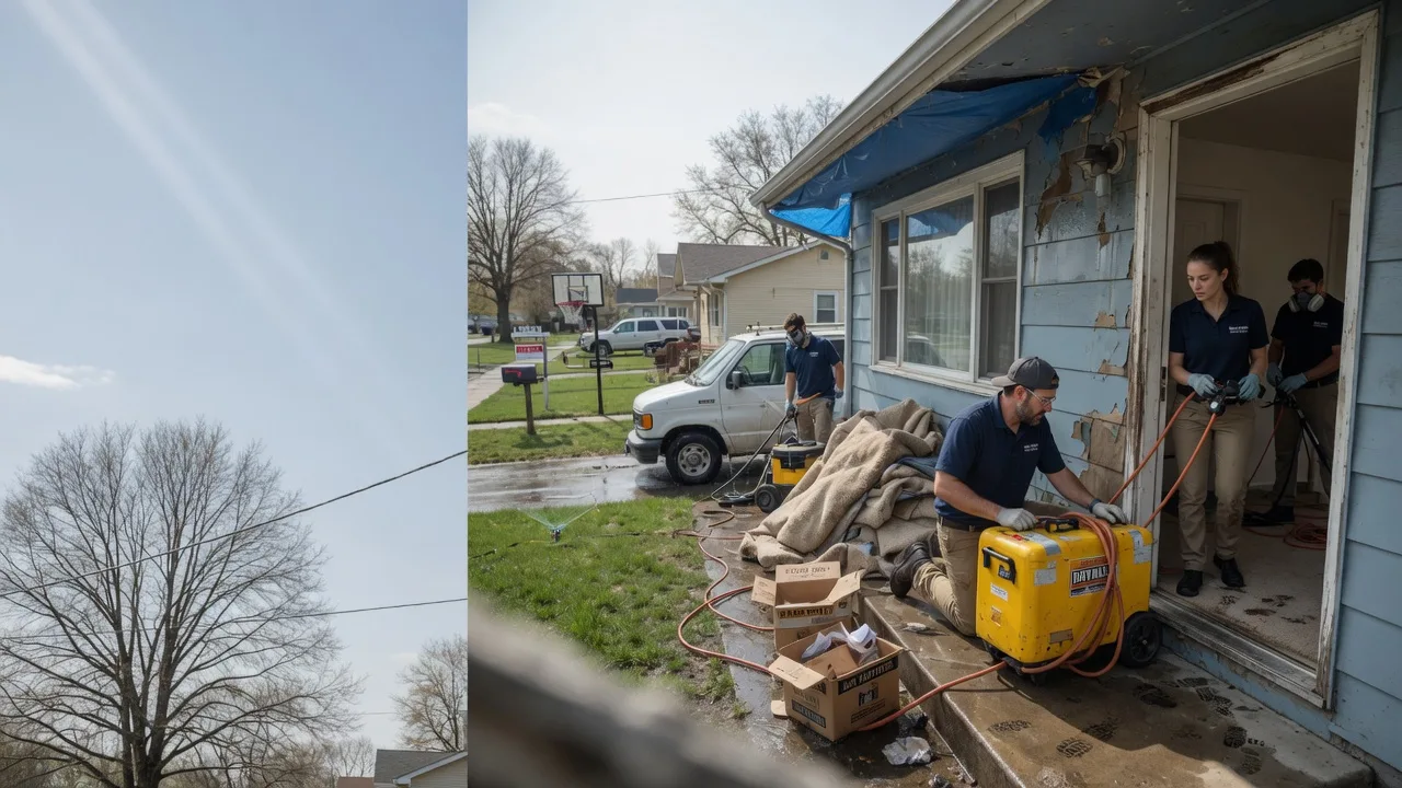 Basement Flood Cleanup in Rufe, OK near me